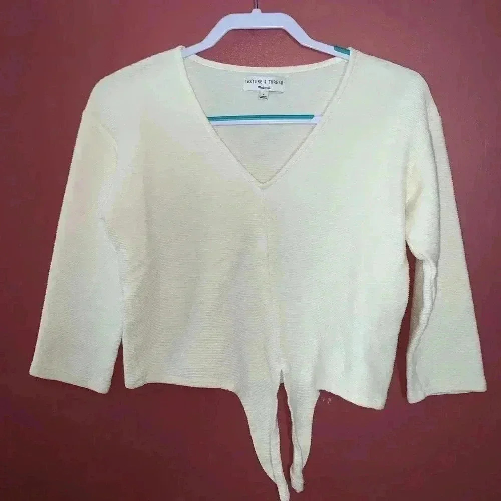 Madewell Texture & Thread White Top